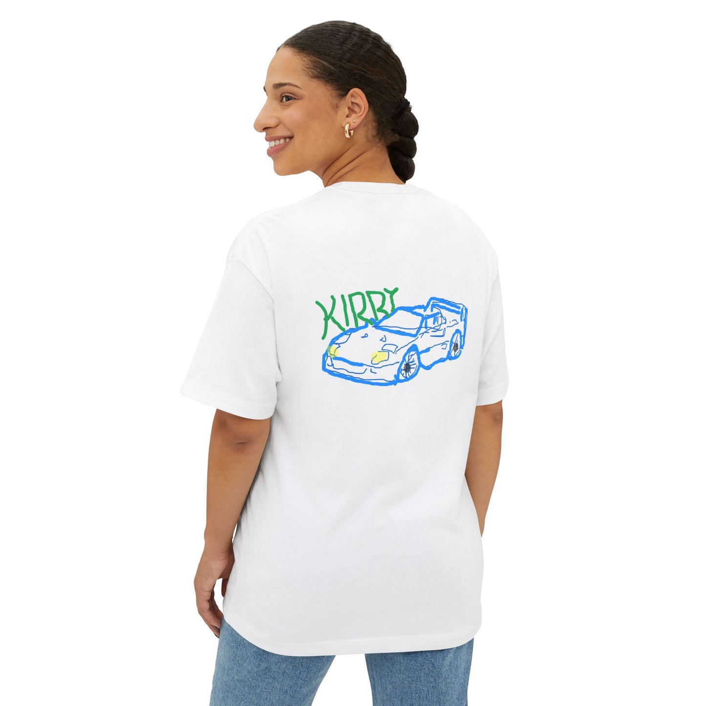 Unisex Boxy Tee with Car Design | Oversized Graphic T-Shirt | Casual Streetwear | Gift for Him/Her | Summer Essentials